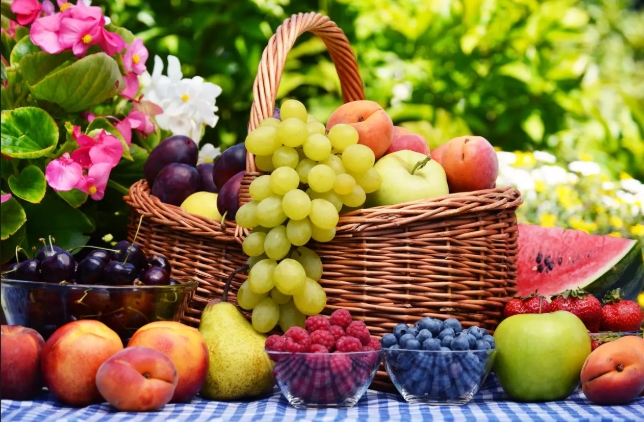 Fruits de saison variés